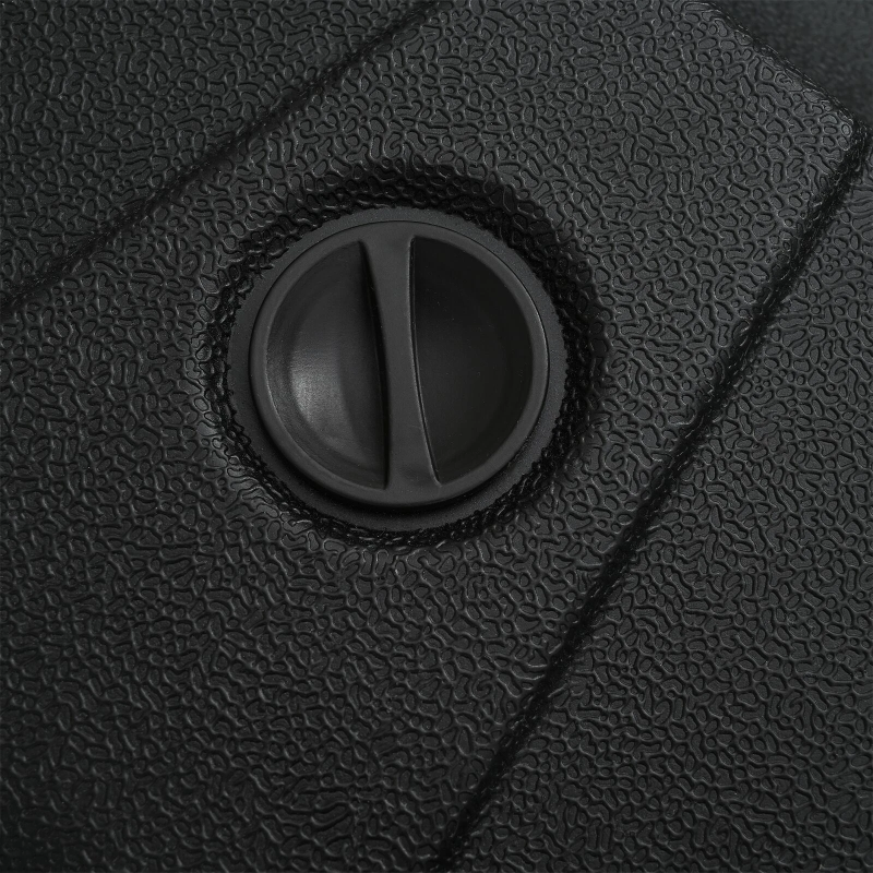 vidaXL Kokgriezuma lietussarga pamatne Melna 88,5 x 88,5 x 12 cm