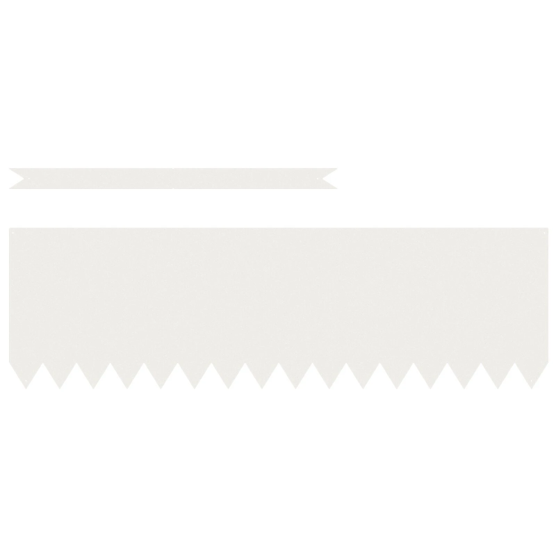 vidaXL Zāliena Apmale 30 pcs Balts 100 x 0.05 x 20 cm