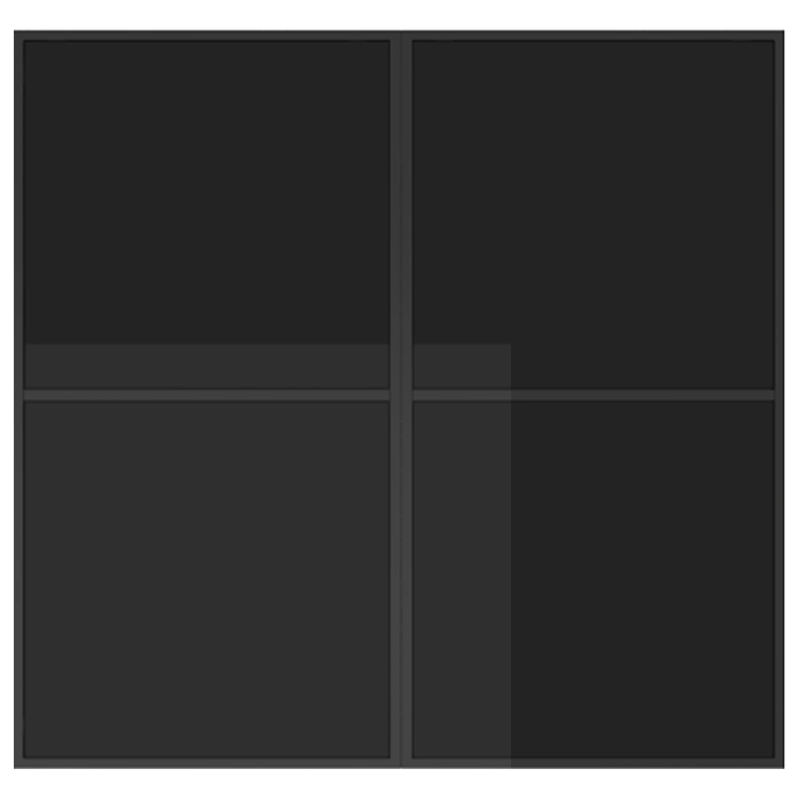 vidaXL Dārza ēdamgalds 9 pcs Melna Tērauds