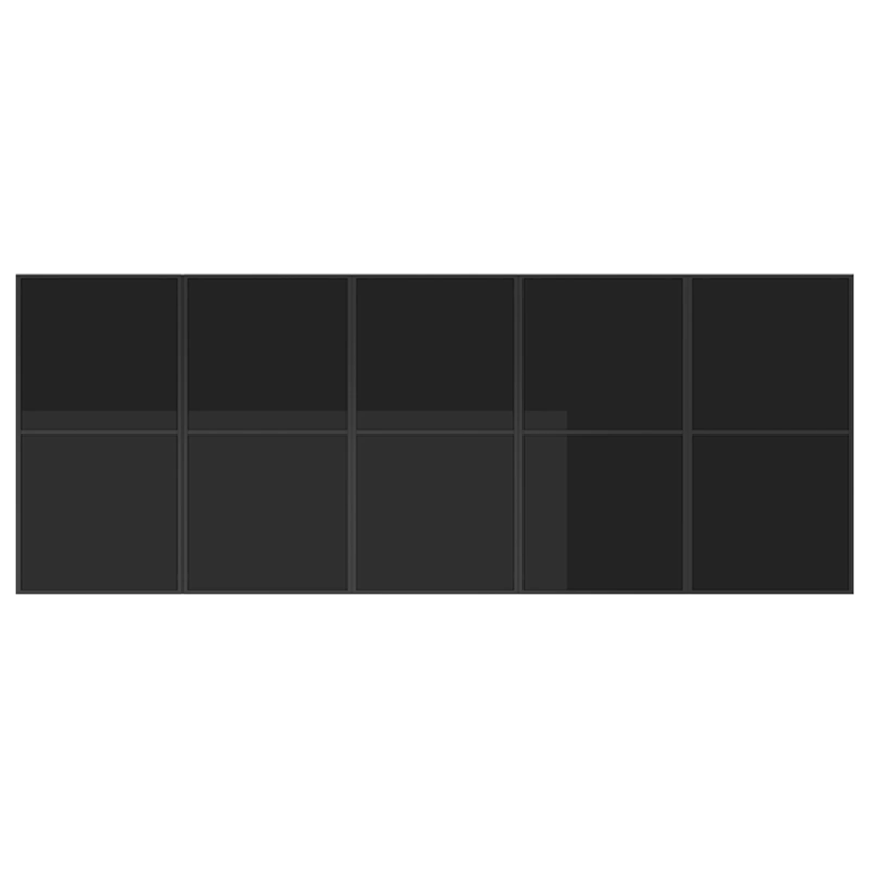 vidaXL Dārza ēdamgalds 15 pcs Melna Tērauds