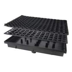 Vanna plastmasas ar gum virsmu 60x40cm