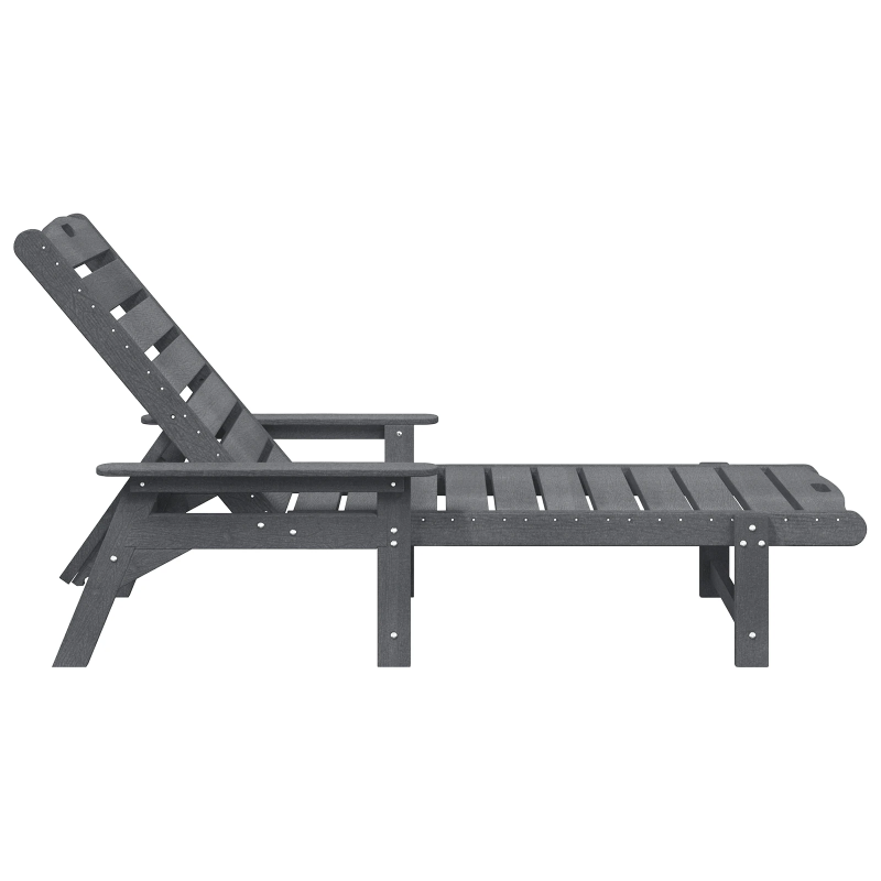 vidaXL Sauļošanās krēsls 2 pcs Gaiši pelēks 195,5 x 53 x 98,5 cm