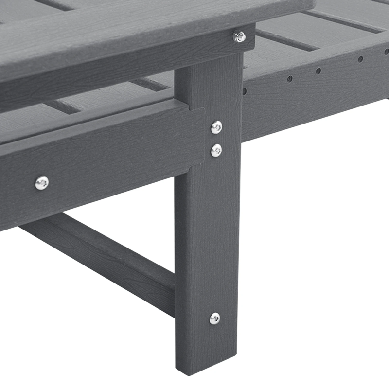 vidaXL Sauļošanās krēsls 2 pcs Gaiši pelēks 195,5 x 53 x 98,5 cm