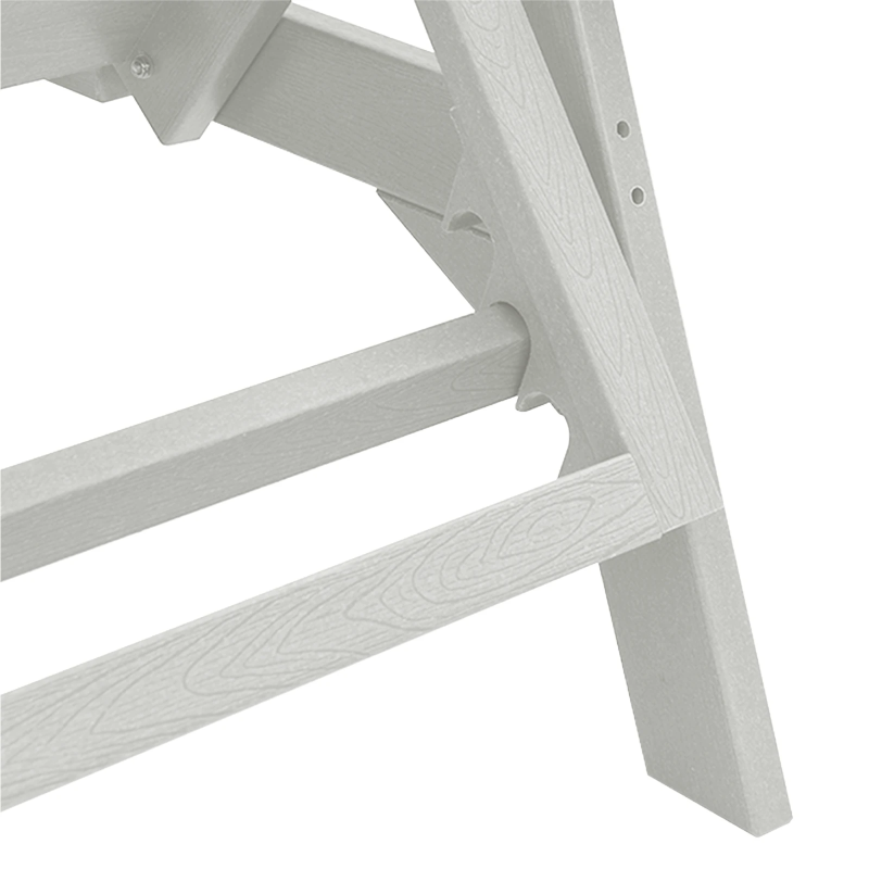 vidaXL Sauļošanās krēsls 3 pcs Balts Polietilēns