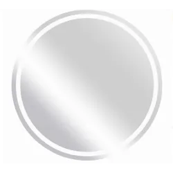 Veidrod with lighting hanging round olja d70 cm