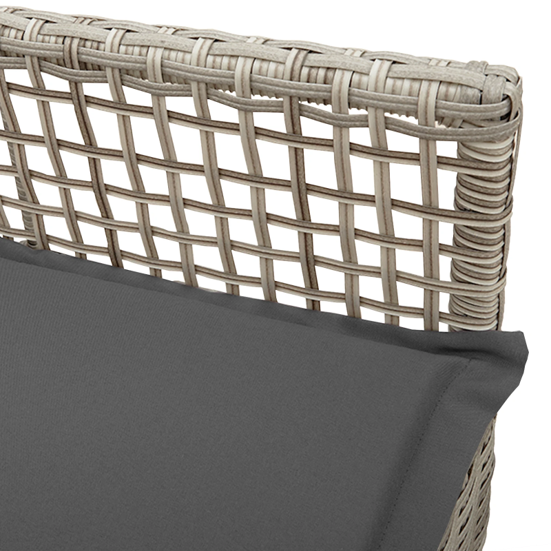 vidaXL Dārza krēsls 2 pcs Gaiši pelēks 55 x 53 x 85 cm poliratāns