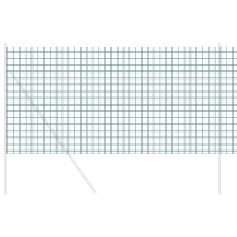 vidaXL Metinātās stieples žogs Zaļa 0.6 x 10 m