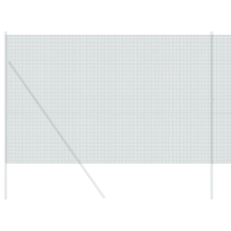 vidaXL Metinātās stieples žogs Zaļa 1.5 x 10 m