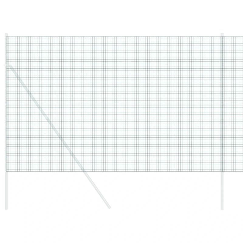 vidaXL Metinātās stieples žogs Zaļa 1.6 x 10 m