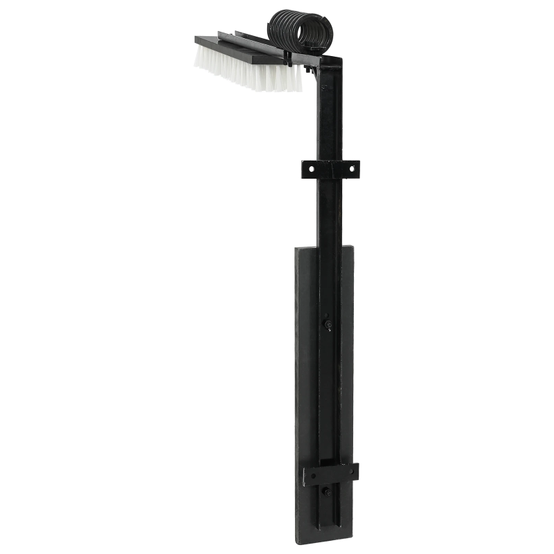 vidaXL Lopkopības birstes Melns un balts 84 x 10 x 91 cm PVC