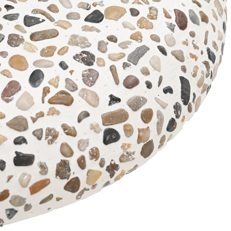 vidaXL Saulessarga pamatne Daudzkrāsains DIA 45 x 33 cm Betona