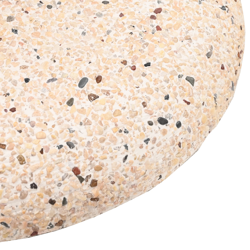 vidaXL Saulessarga pamatne Dzeltena DIA 45 x 33 cm Betona