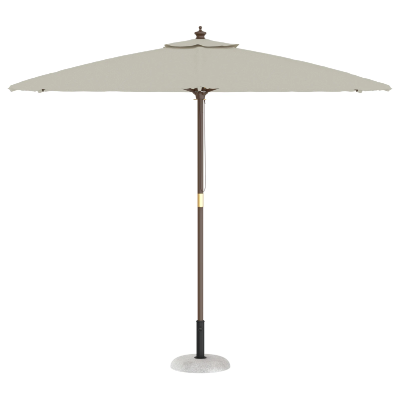 vidaXL Saulessarga pamatne Gaiši pelēks DIA 45 x 33 cm Betona