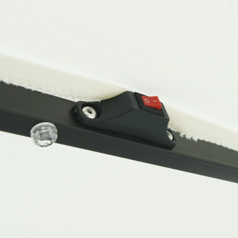 vidaXL Dārza parasols Smilšains un Antracīts 395 x 395 x 245 cm