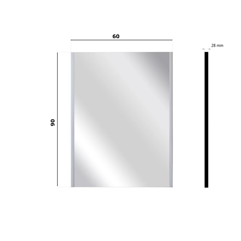 Spogulis masterjero ar led apg.60x80