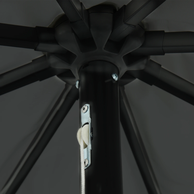 vidaXL Dārza parasols Antracīts 395 x 395 x 245 cm Poliesters