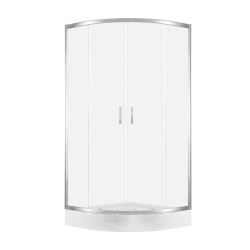 Duškabīne 3D PRIVIA 800x800mm, R55 paliktnis, sifons