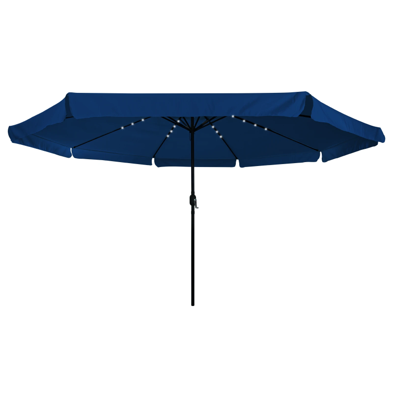 vidaXL Dārza parasols Azurblau 395 x 395 x 245 cm Poliesters