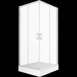 Duškabīne 3D PRIVIA 800x800mm, kantains paliktnis, sifons