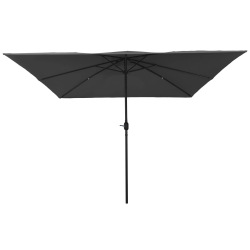 vidaXL Dārza parasols Antracīts 295 x 295 x 245 cm