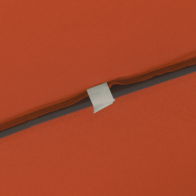 vidaXL Dārza parasols Sarkanbrūns 295 x 295 x 245 cm