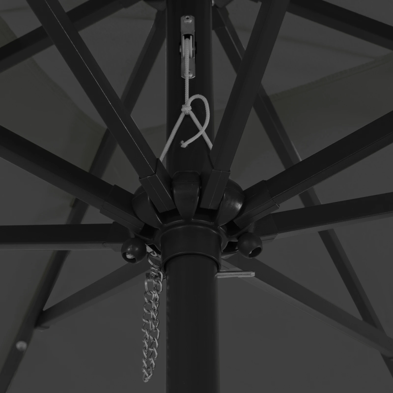 vidaXL Dārza parasols Antracīts 295 x 295 x 245 cm