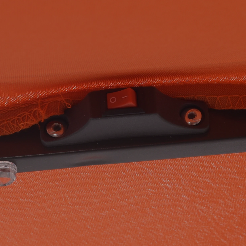 vidaXL Dārza parasols Sarkanbrūns 295 x 295 x 245 cm