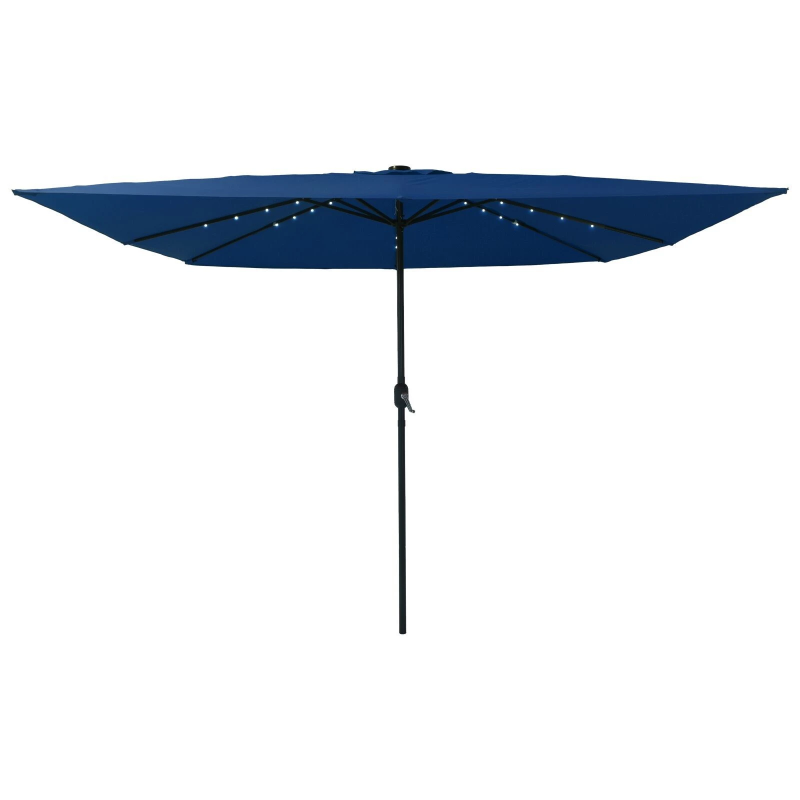 vidaXL Dārza parasols Azurblau 295 x 295 x 245 cm