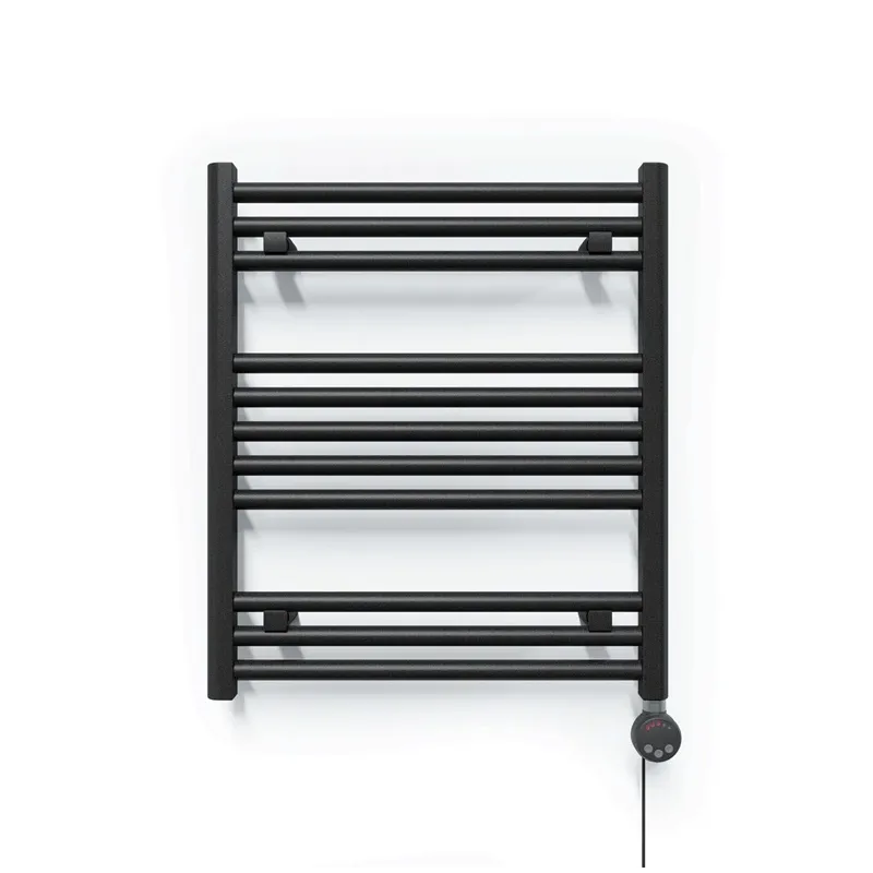 Elektriskais dvieļu žāvētāja stienis Terma Basia, metāliski melna krās., 50 cm x 57 cm, 200 W