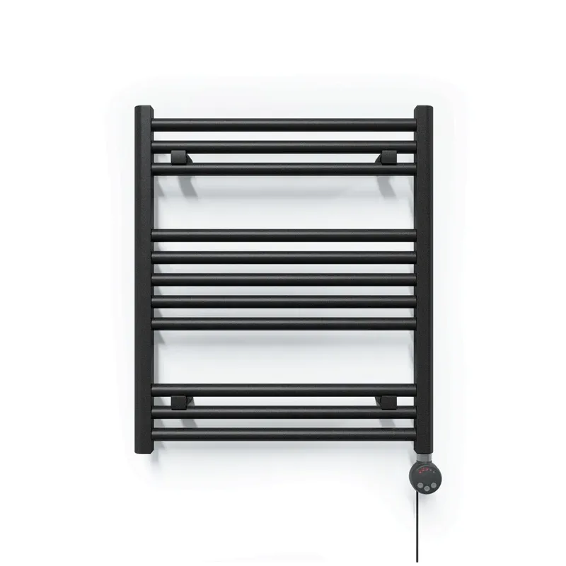 Elektriskais dvieļu žāvētāja stienis Terma Basia, metāliski melna krās., 50 cm x 57 cm, 200 W