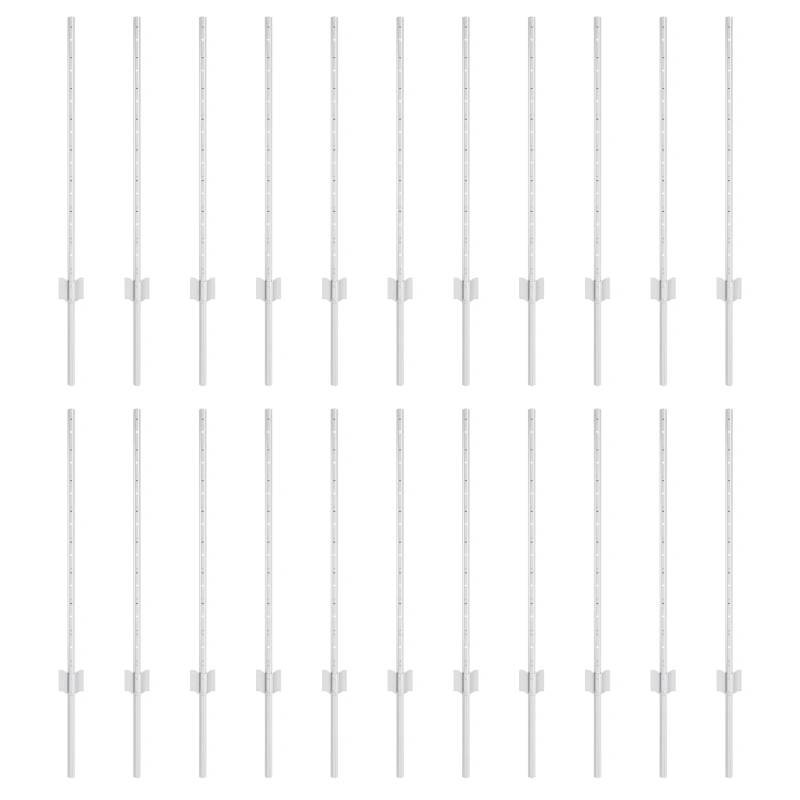 vidaXL Žoga āķis 22 pcs Sudraba 120 cm Tērauds