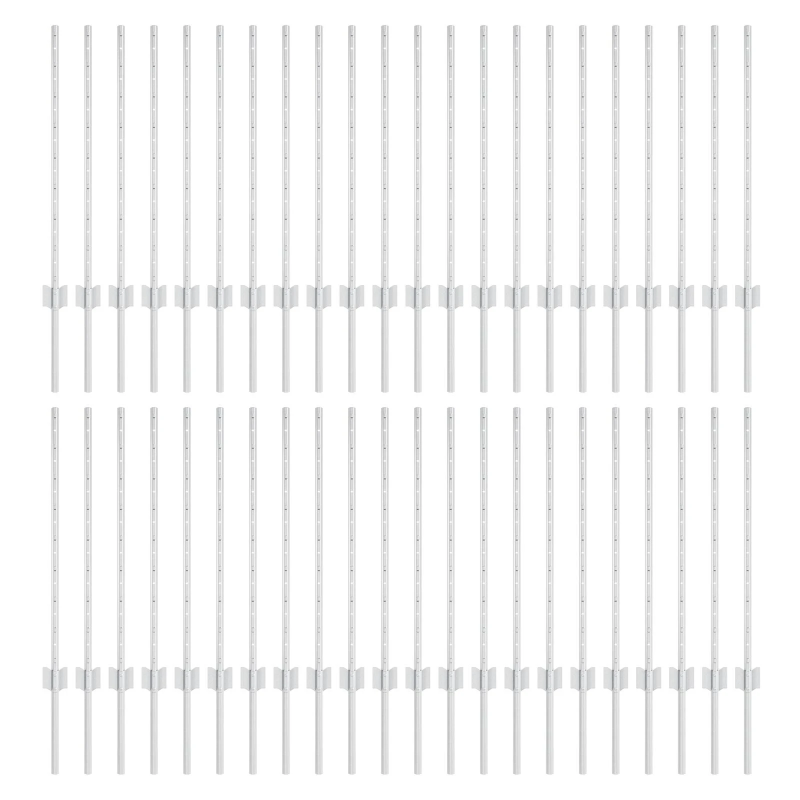 vidaXL Žoga āķis 44 pcs Sudraba 120 cm Tērauds