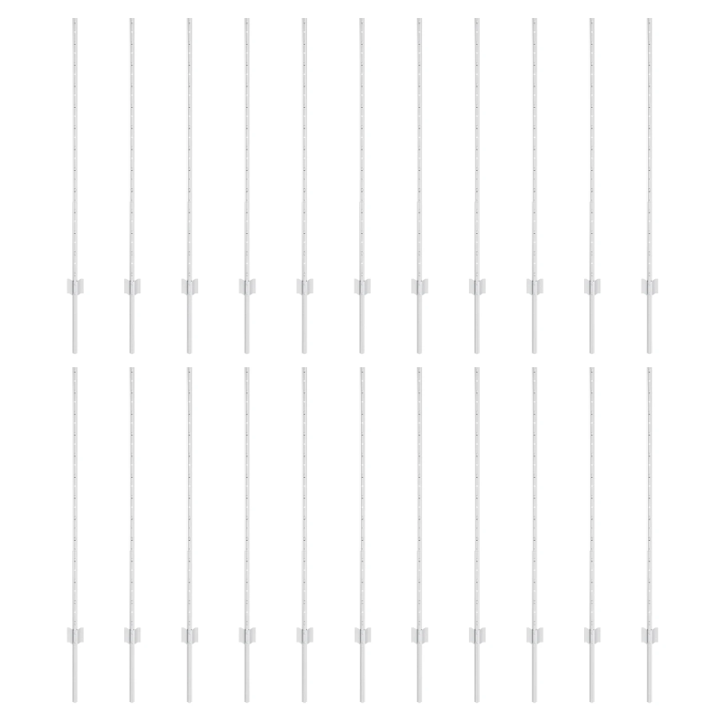 vidaXL Žoga āķis 22 pcs Sudraba 160 cm Tērauds