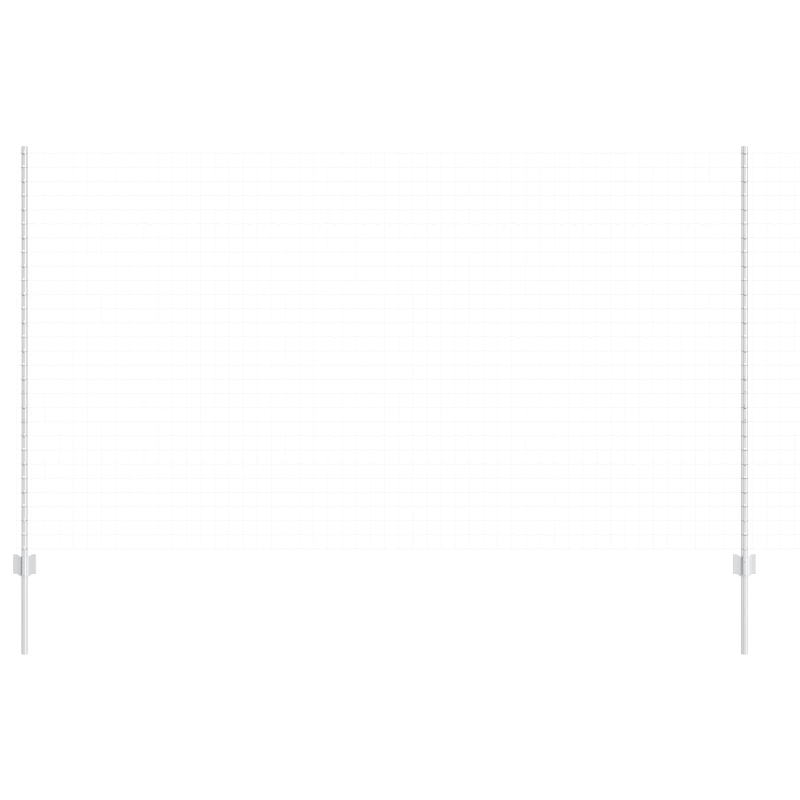 vidaXL Žoga āķis 22 pcs Sudraba 200 cm Tērauds