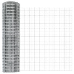 vidaXL Žogs ar stabu Sudraba 1 x 10 m Tērauds