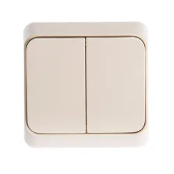 Выключатель Schneider Electric Prima, 2 кл., бежевый