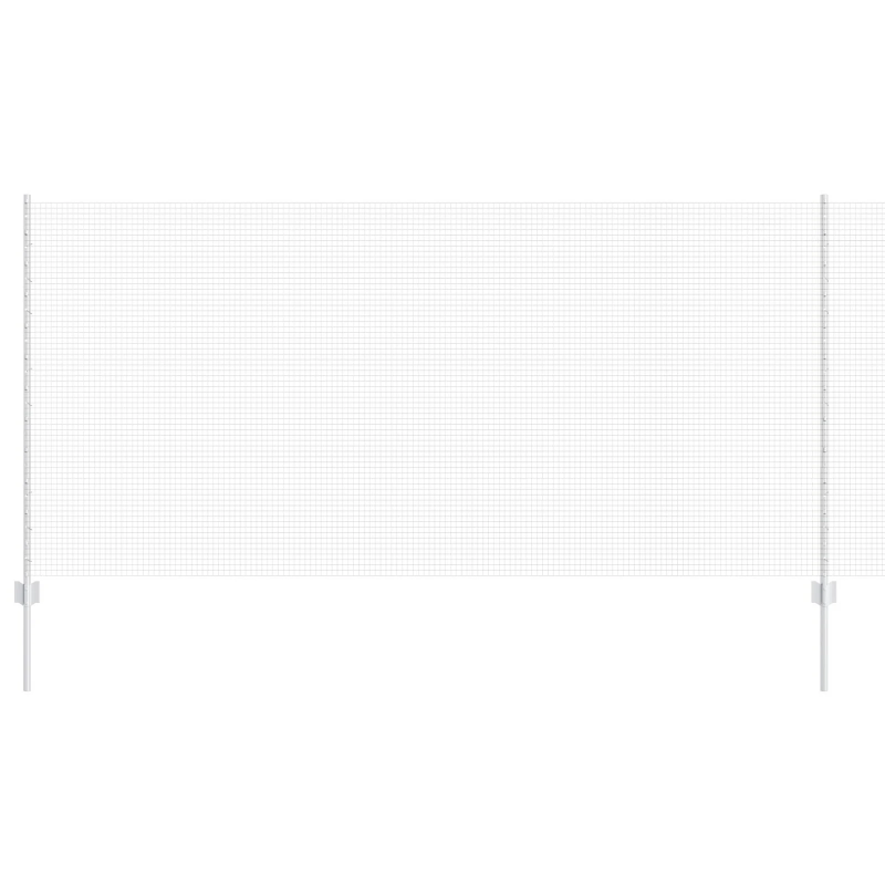 vidaXL Žogs ar stabu Sudraba 1,2 x 50 m Tērauds