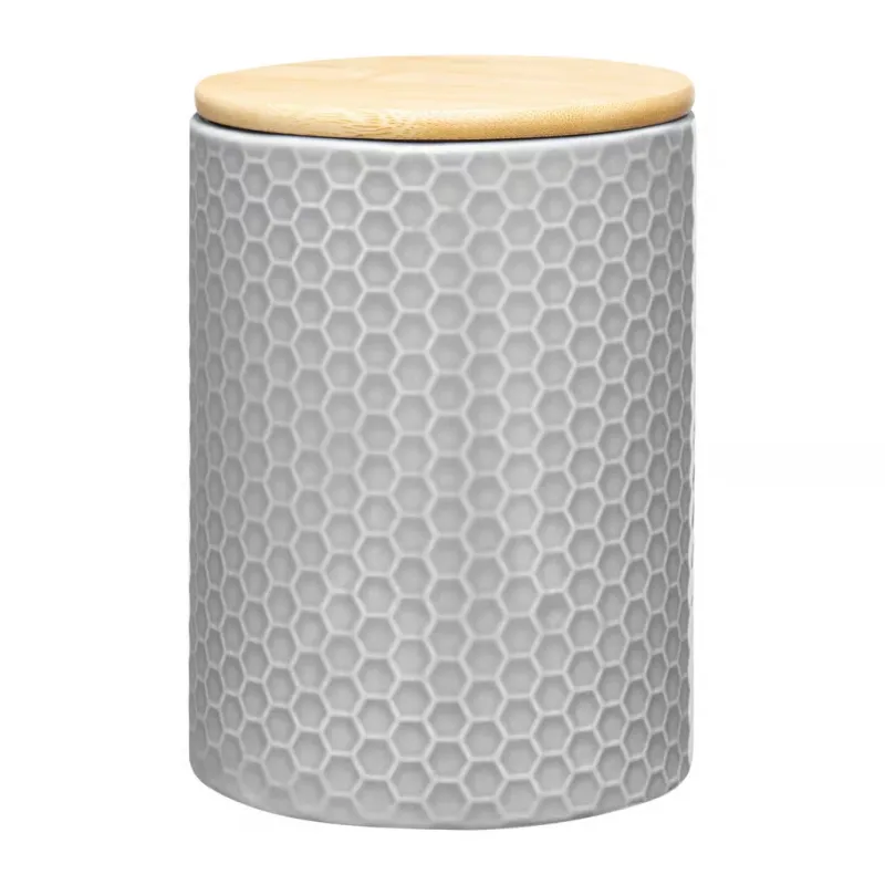 Uzglabāšanas trauks Tuvo ar bambusa vāku 1.1L, pelēks