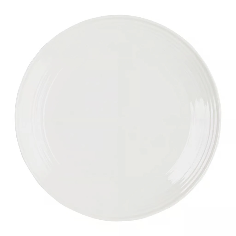 Šķīvis pusdienu 27cm Linea porcelāna, balts