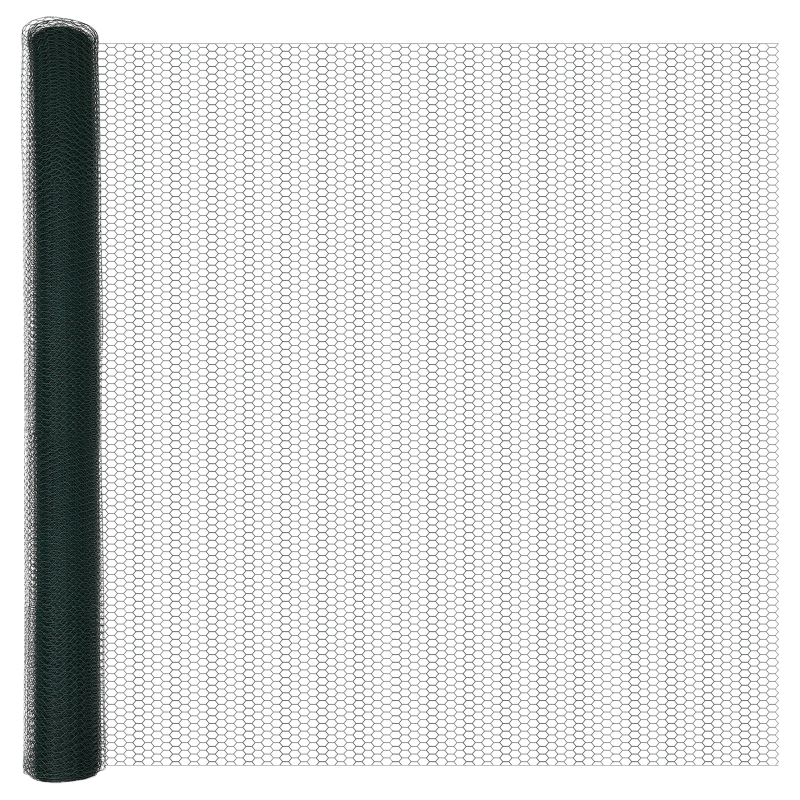 vidaXL Žogs ar stabu Zaļa 1,6 x 10 m Tērauds un PVC