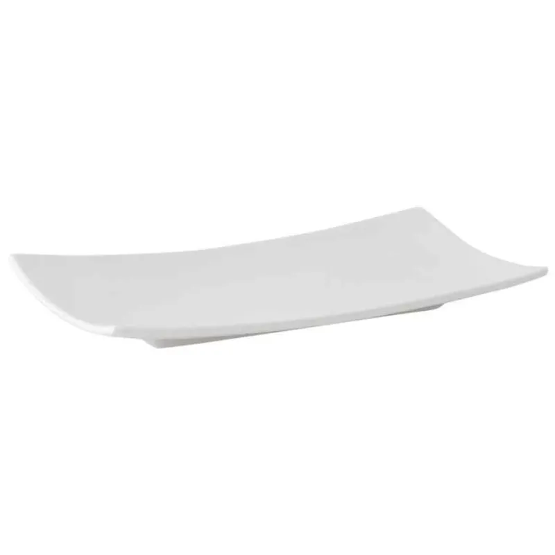Šķīvis servēšanai Salsa 18x9cm porcelāna, balts
