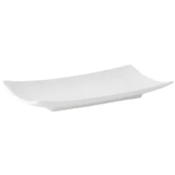 Šķīvis servēšanai Salsa 21.5x10cm porcelāna, balts