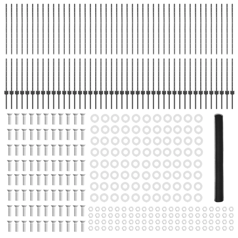 vidaXL Žogs ar stabu Pelēka 1,4 x 100 m Tērauds un PVC