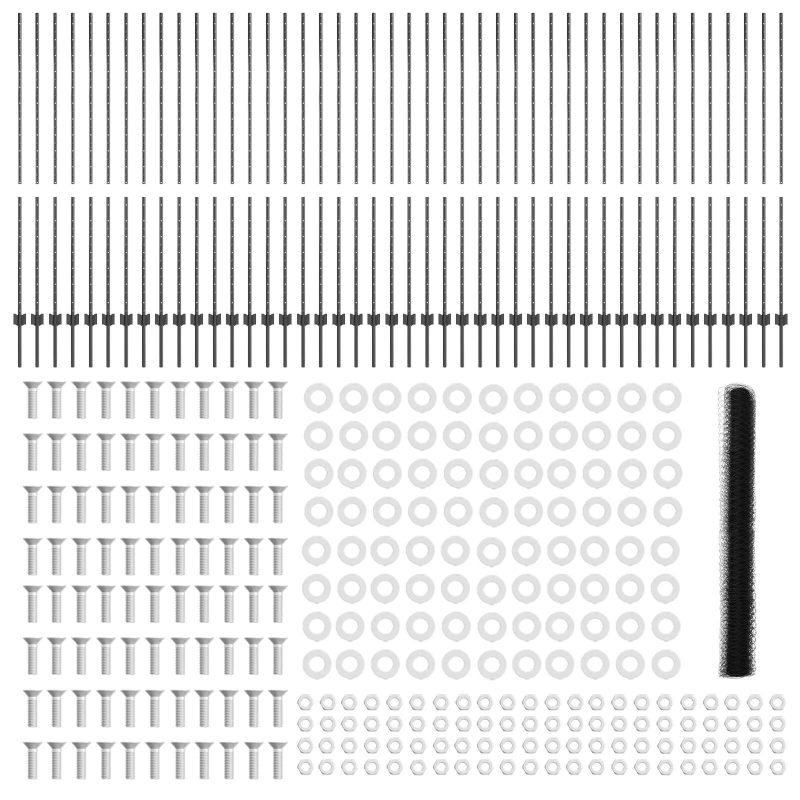 vidaXL Žogs ar stabu Pelēka 1,5 x 100 m Tērauds