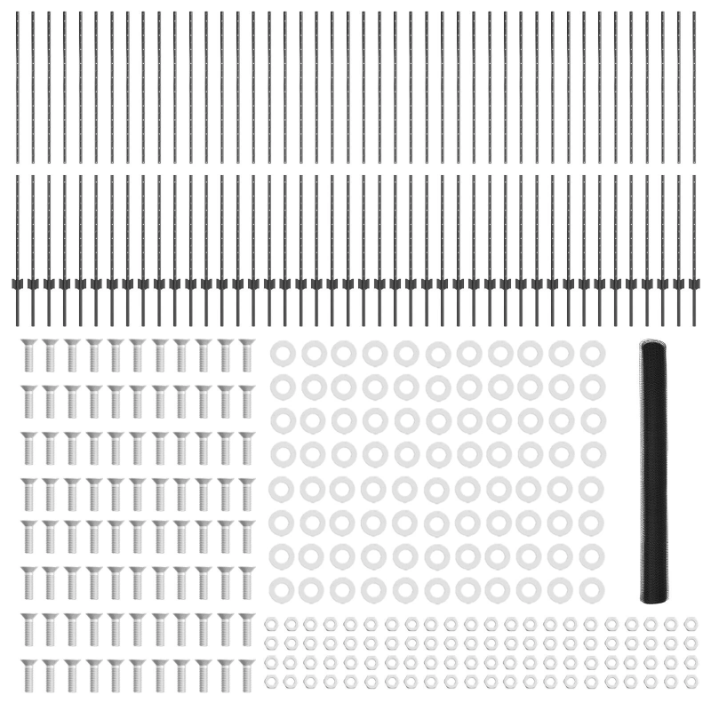 vidaXL Žogs ar stabu Pelēka 1,6 x 100 m Tērauds