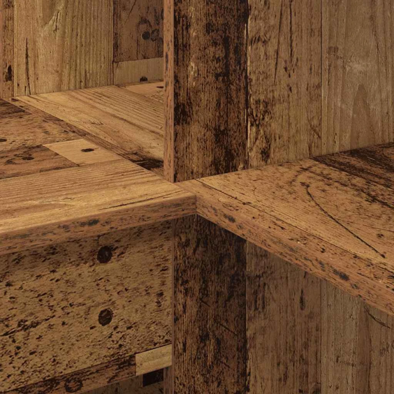 vidaXL Stūra rakstāmgalds Vecs koks 101,5 x 149,5 x 149,5 cm