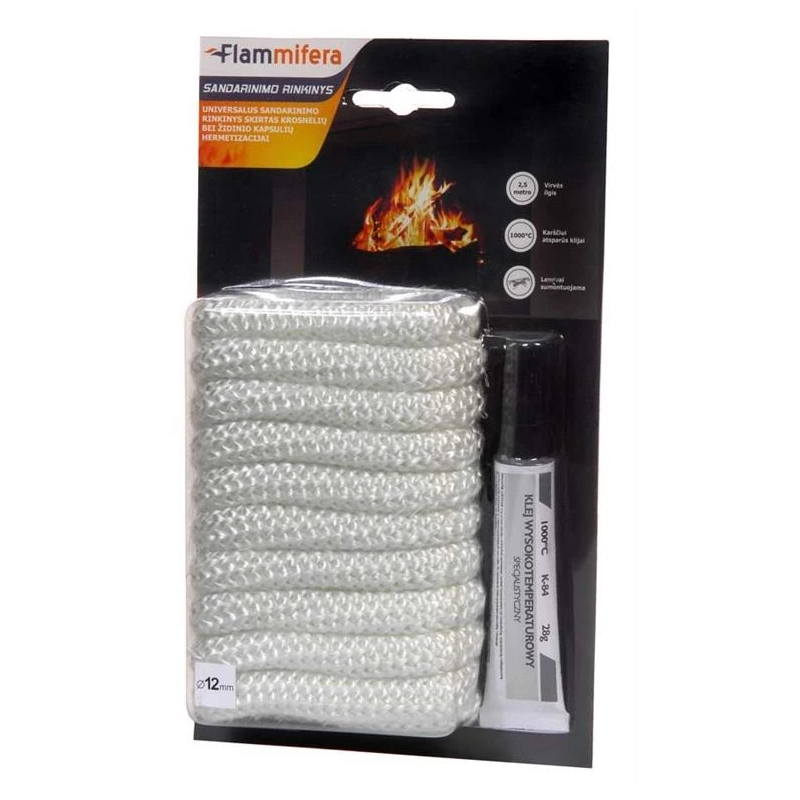 Virve keramisk. šķiedras 12mm 2,5m, līme