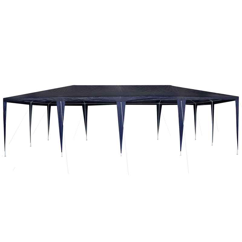 vidaXL Balles telts Zila 800 x 400 x 266 cm Polietilēns un tērauds