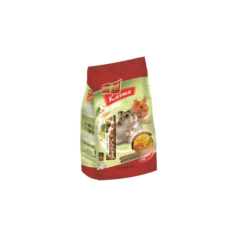 VITAPOL STANDARD 400 g - pilnvertīga barība kāmjiem.
