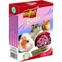 Vitapol COMPLEMENTARY DROPS papildbarība ar meža ogām grauzējiem 75 g